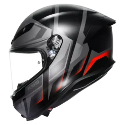 AGV K6 S Karve Matt Black Grey Red