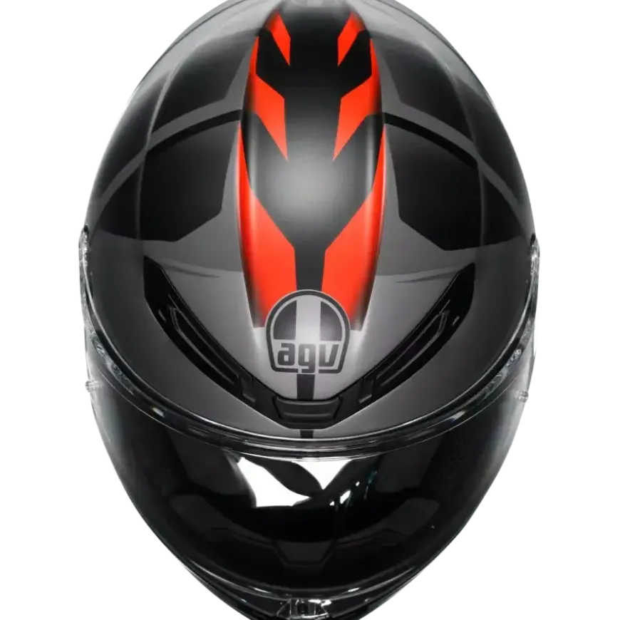 AGV K6 S Karve Matt Black Grey Red