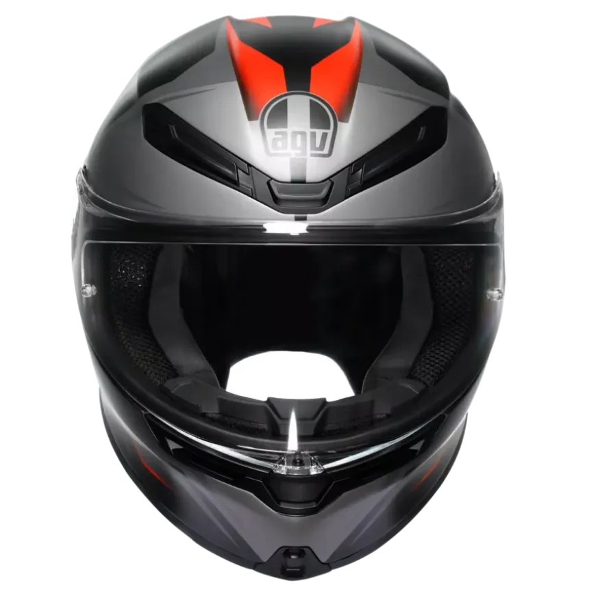 AGV K6 S Karve Matt Black Grey Red
