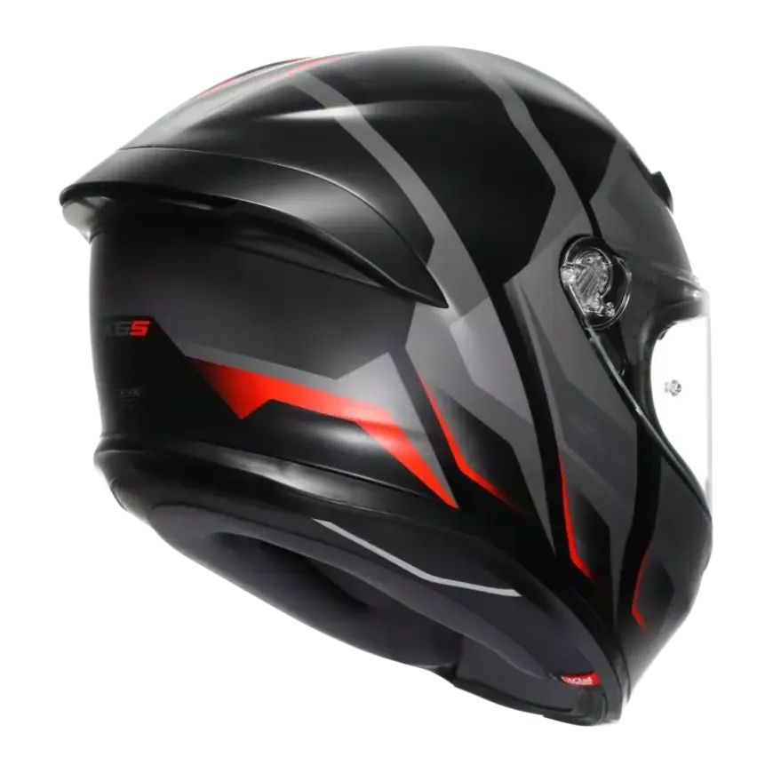 AGV K6 S Karve Matt Black Grey Red
