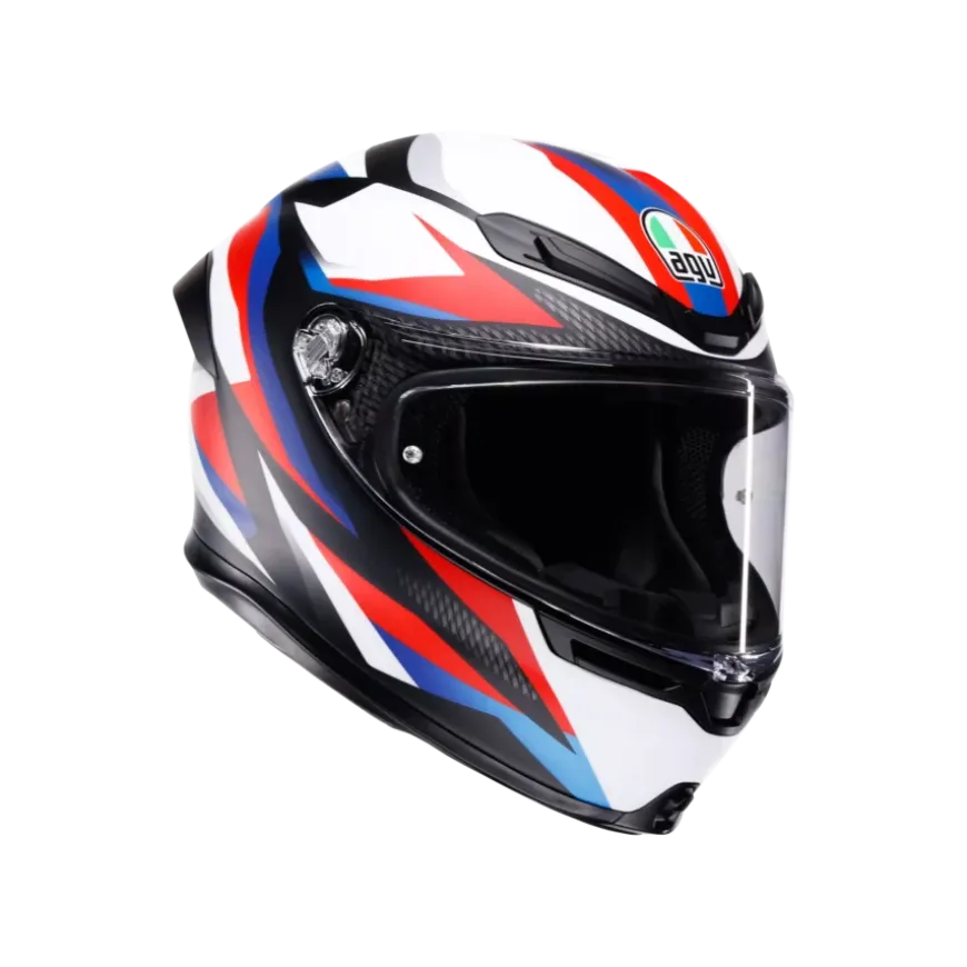 AGV K6 S Timewarp Matt Black Red Blue