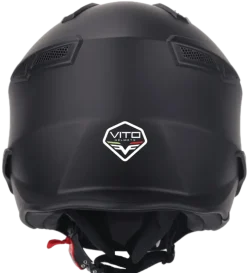 Helm Vito Jet Bruzano Mat Zwart