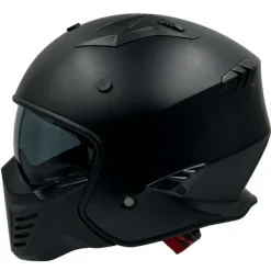 Helm Vito Jet Bruzano Mat Zwart