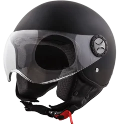 Helm Vito Jet Loreto Mat Zwart