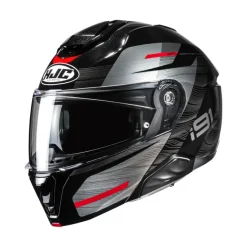 HJC i91 Dusk Zwart Rood