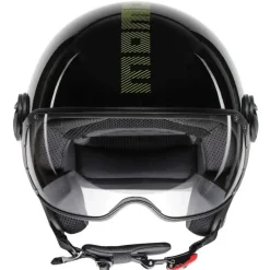 Momo FGTR Classic Stripes Glossy Black Yellow Fluo