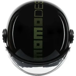 Momo FGTR Classic Stripes Glossy Black Yellow Fluo