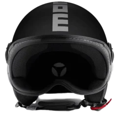Momo Jet FGTR Classic Nero Opaco Silver
