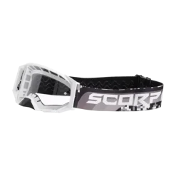 Scorpion Crossbril / Goggle White-Black E24