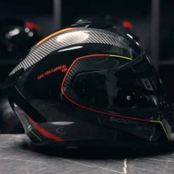 Scorpion EXO-1500 Carbon Mundi Black Red Yellow