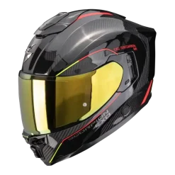 Scorpion EXO-1500 Carbon Mundi Black Red Yellow