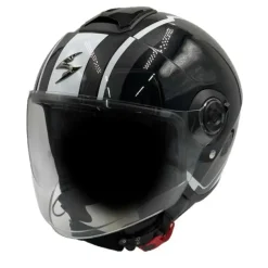 Scorpion Exo-City II Vel Metal Black-White