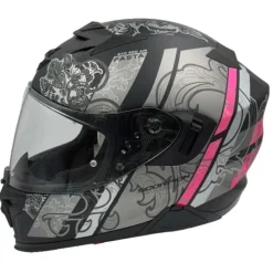 Scorpion Exo-520 Evo Air Fasta Matt Black-Silver-pink