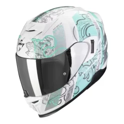 Scorpion Exo-520 Evo Air Fasta White-Light blue