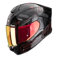 Scorpion EXO-530 Fond Metal Black Red