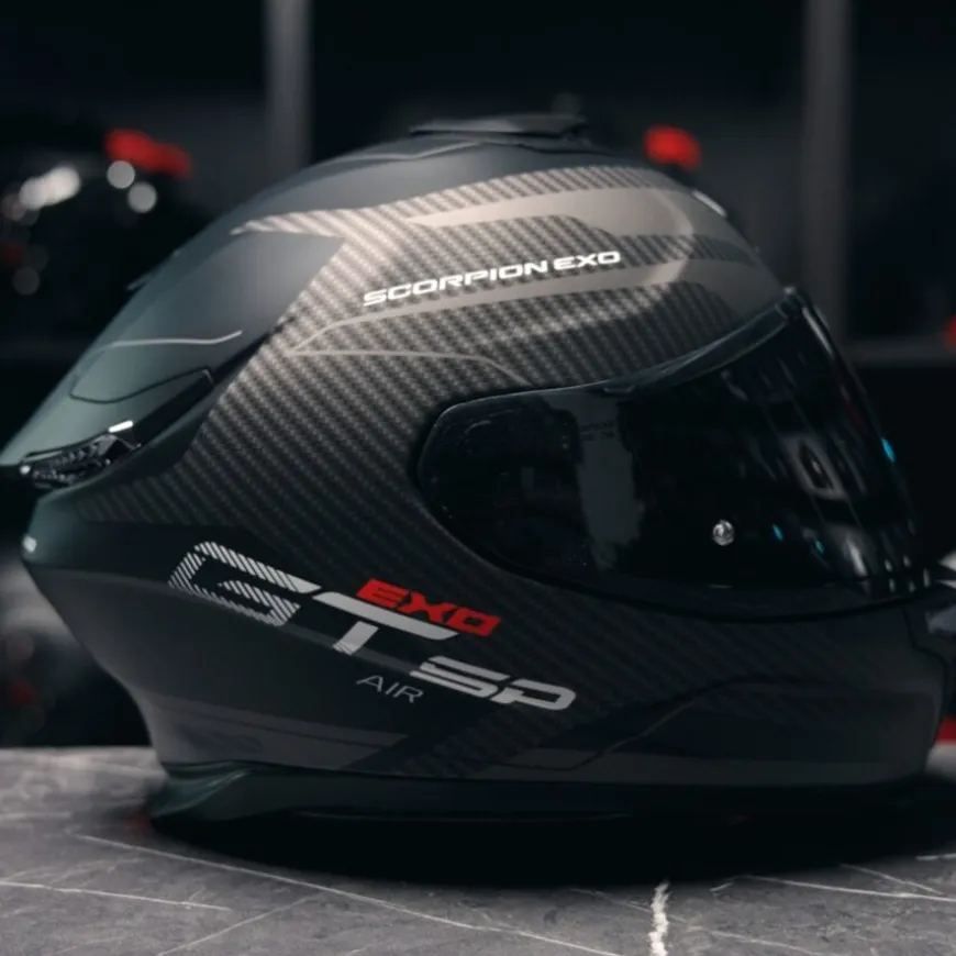 Scorpion EXO-GT SP Air Flex Matt Black Silver