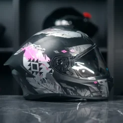 Scorpion EXO-530 Hadji Matt Black Pink