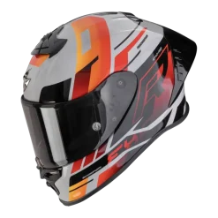Scorpion EXO-R1 Evo II Adrenaline Grey Red Orange