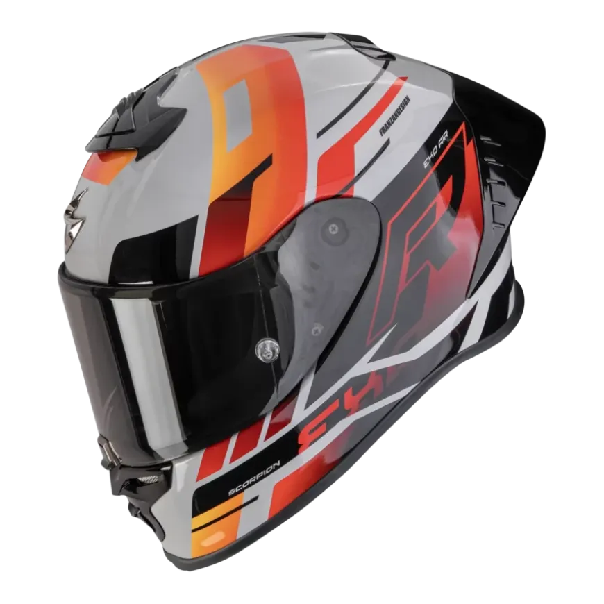Scorpion EXO-R1 Evo II Adrenaline Grey Red Orange