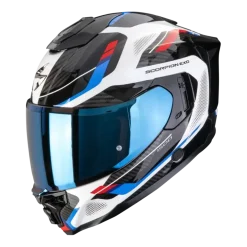 Scorpion EXO-1500 Sleek White Red Blue