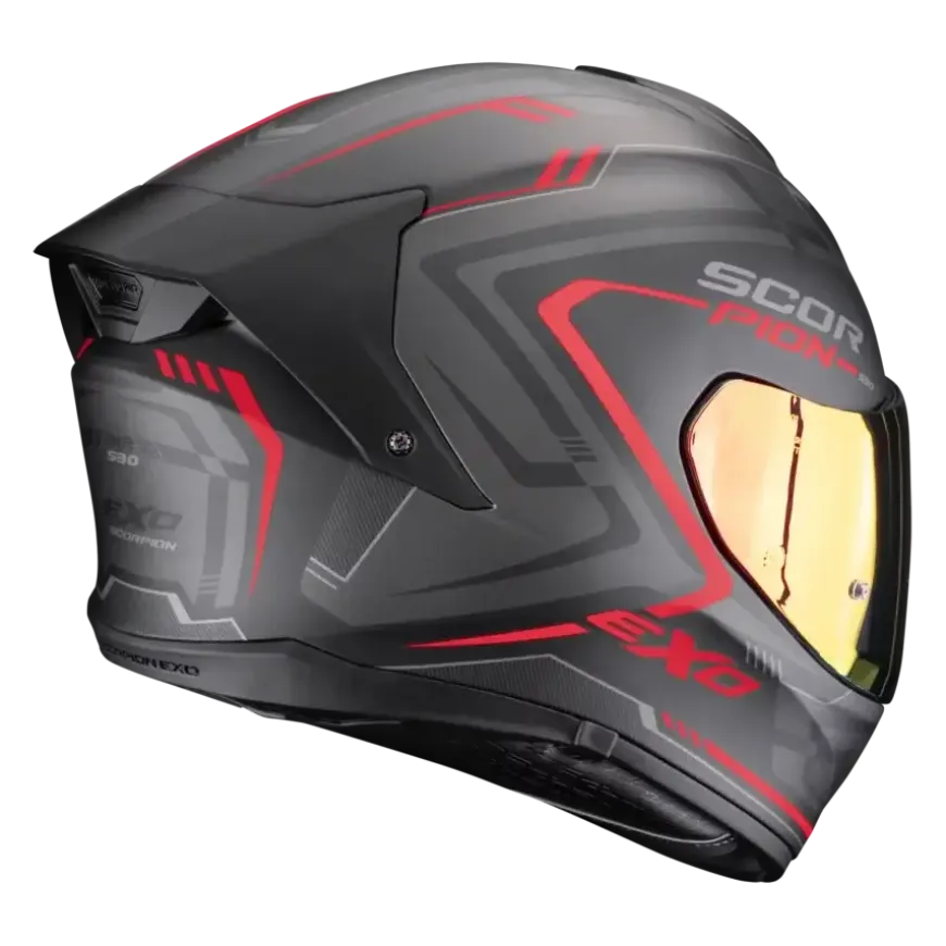 Scorpion EXO-530 Slope Matt Black Red