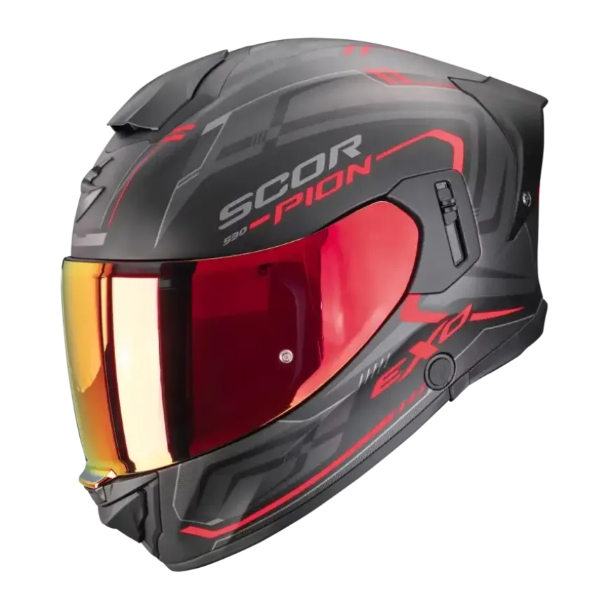 Scorpion EXO-530 Slope Matt Black Red