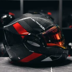Scorpion Exo-Tech Evo Carbon Cad Black Red